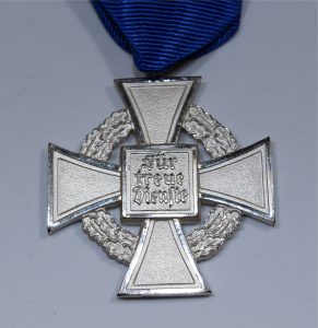medalla 25 años de servicio sür treue dienfte
