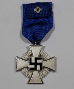 medalla de 25 años de servicio