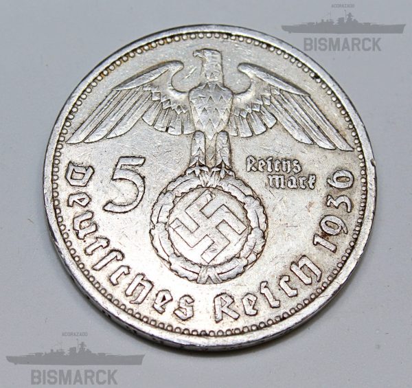 5 reichsmarck 1936 iii reich