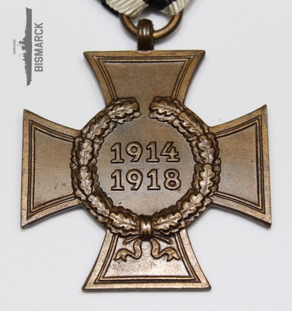 Medalla Cruz de Honor 1914 1918 sin Espadas