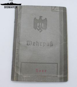 Wehrpass de la Wehrmacht
