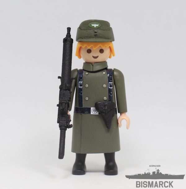 Click Soldado Wehrmacht con MG 08