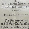 concesión medalla anexión Austria