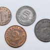 Lote 4 monedas Tercer Reich