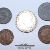 Lote 5 monedas Tercer Reich