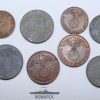 Lote 8 monedas Tercer Reich