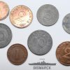 Lote 8 monedas Tercer Reich