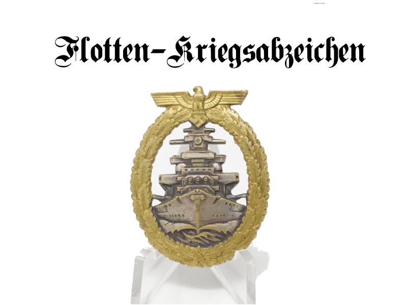 Flotten-Kriegsabzeichen: la insignia de guerra de la flota