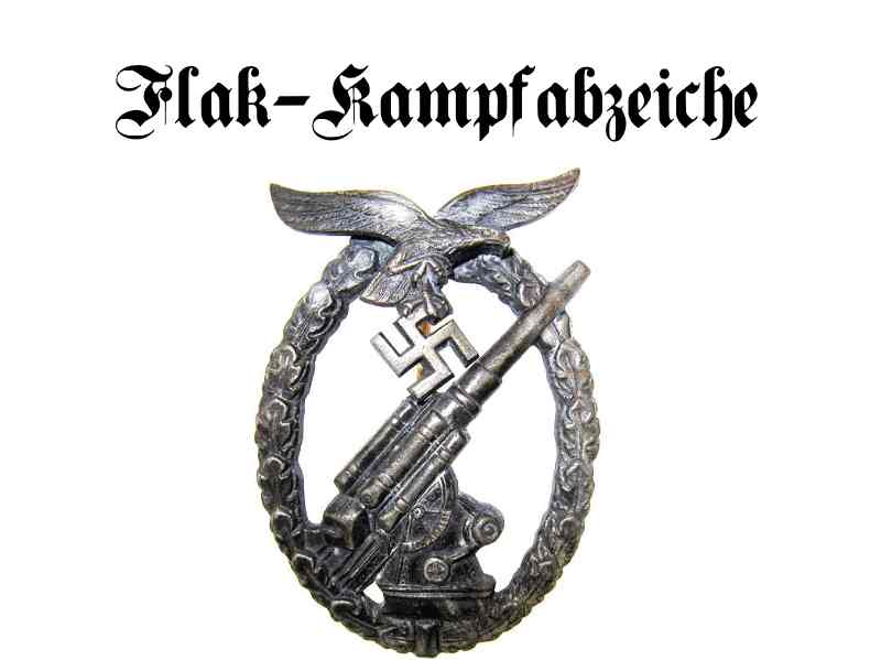 Flak-Kampfabzeichen der Luftwaffe: Insignia de combate antiaéreo