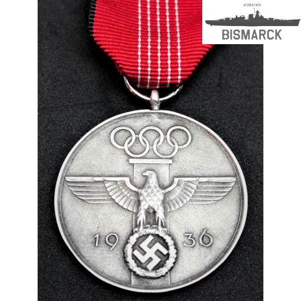 Medalla conmemorativa juegos olímpicos 1936