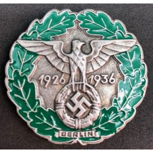 Gau Berlin 1936 plata