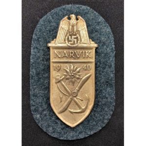 Escudo Narvik 1940 Oro - Réplica
