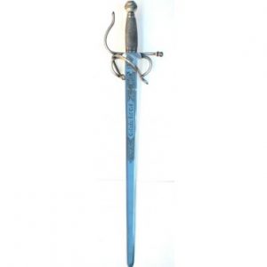 Espada Colada 76cm Plateada