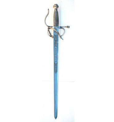 Espada Colada 76cm Plateada