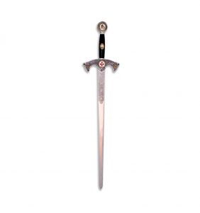 Espada Templaria 120cm- caballeros templarios Plateada