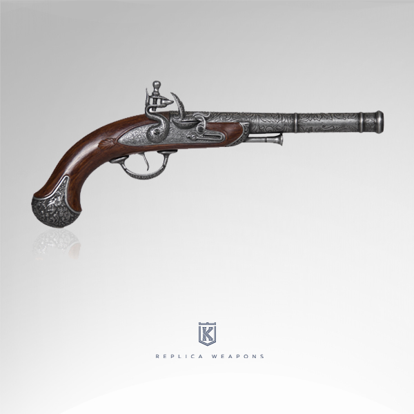 Pistola Inglesa Lucknow.Fin S.XVIII P