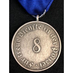 Medalla Policía Servicio Prolongado 3ªa 8 años