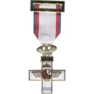 Cruz Mérito Aeronáutico distintivo azul